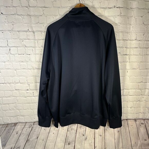 Nike Full Zip Jacket 3XL Mens Shacket Orange Blue Pockets Sweatshirt Workout - Picture 4 of 8